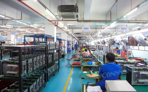 High frequency UPS production base