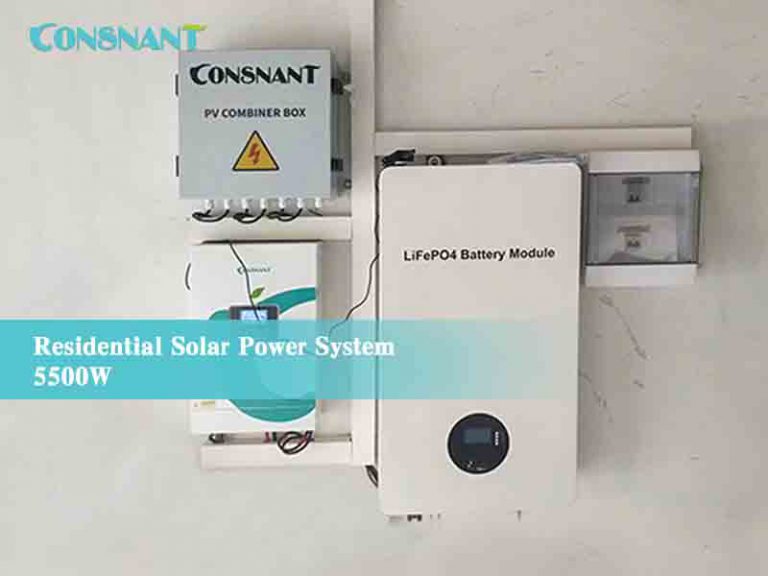 Residential Solar Power System 5500W