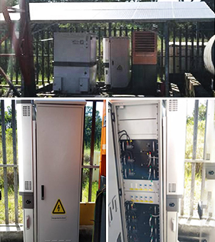 Outdoor Battery Cabinet (lithium battery) Projectin Africa