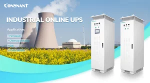 CONSNANT industrial online UPS cabinets for power plant and critical process applications