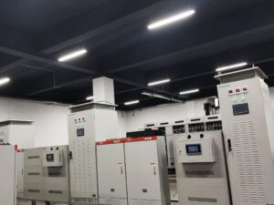 CONSNANT Petrochemical Project Industrial UPS Installation.jpg | Alt: CONSNANT industrial UPS cabinets installed in a petrochemical project facility